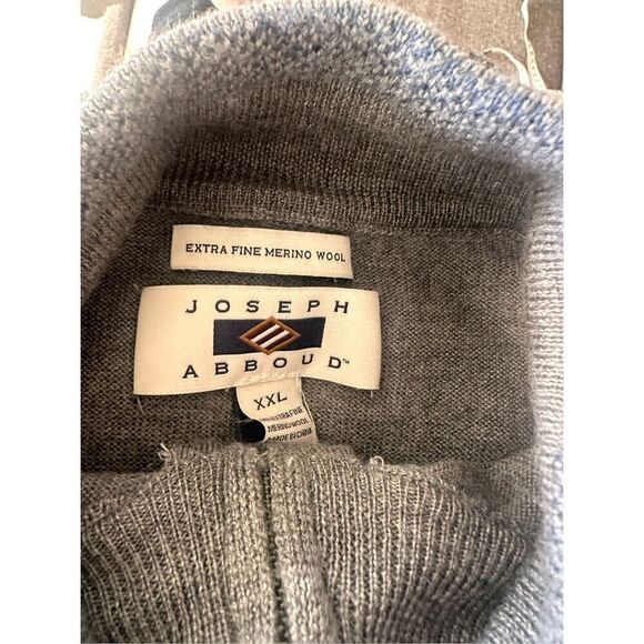 Set of 2 Joseph Abboud Extra Fine Merino Wool Pullover Sweaters - Picture 9 of 9